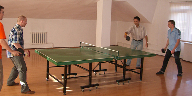 Space needed to play ping pong at home